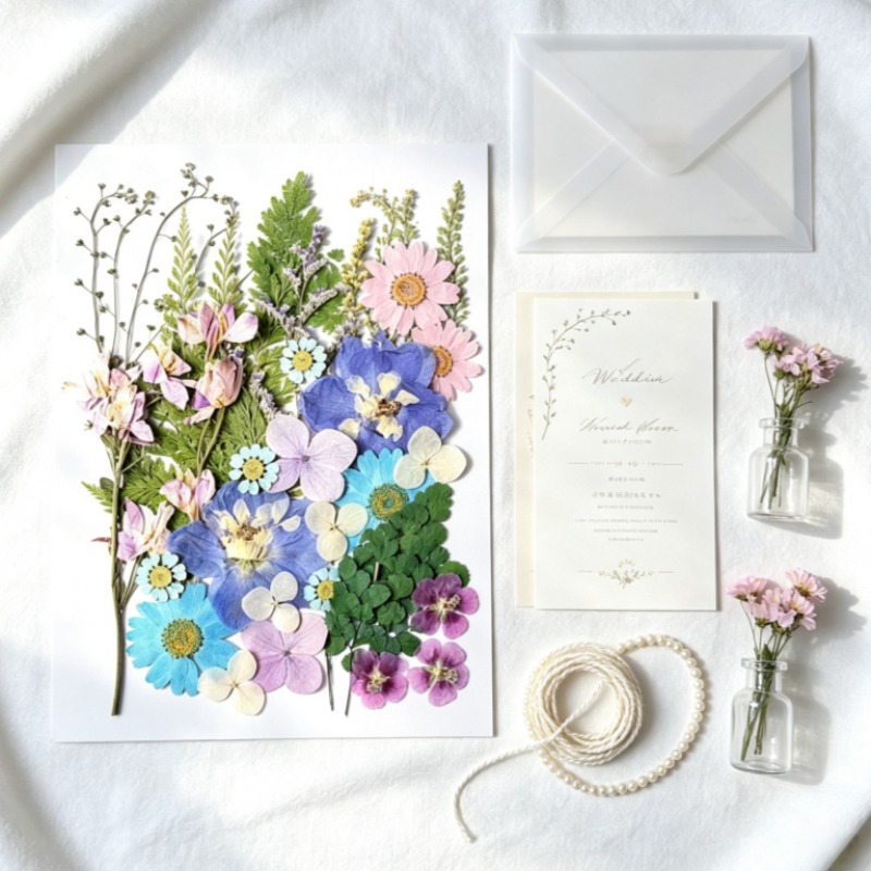 Resin Art Baby - Mixed Pressed Dried Flower Kit, Natural