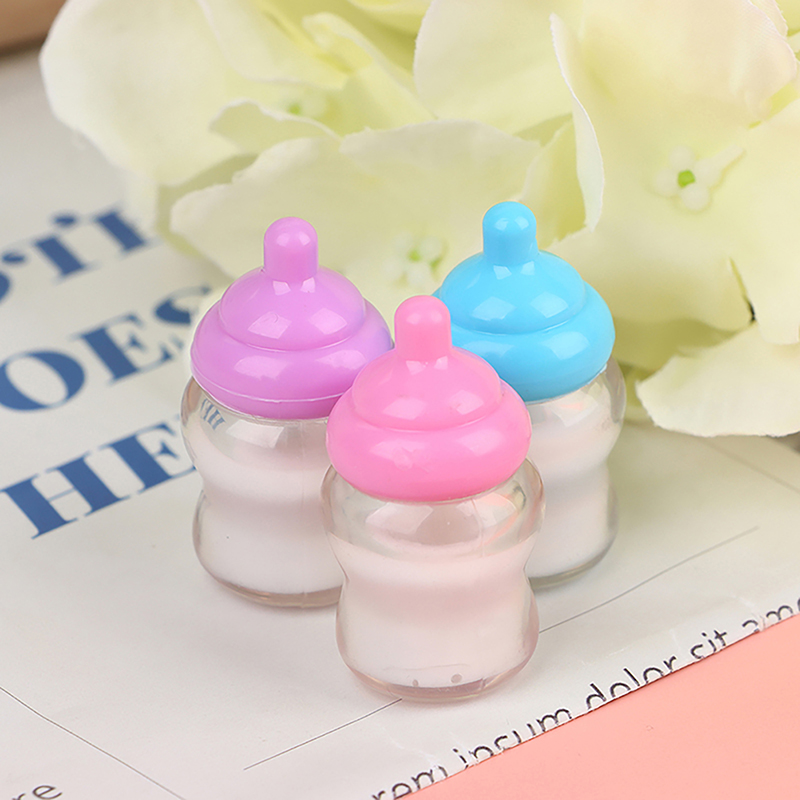 3PCS Dollhouse Baby Bottle Acc - Resin Art Baby 评论和价格