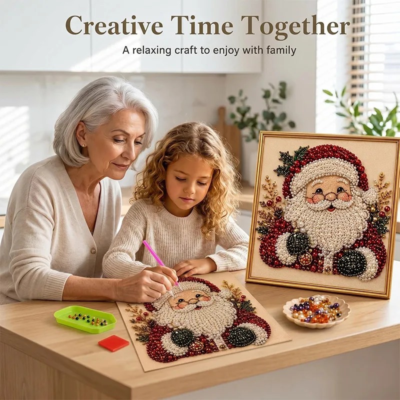 Christmas Pearl Diamond Painti - Resin Art Work 评论和价格