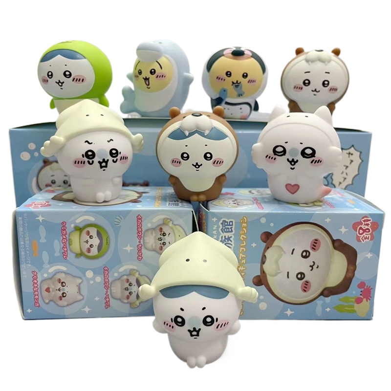 8pcs/Box Kawaii Chiikawa Aquar - Resin Art Case 评论和价格