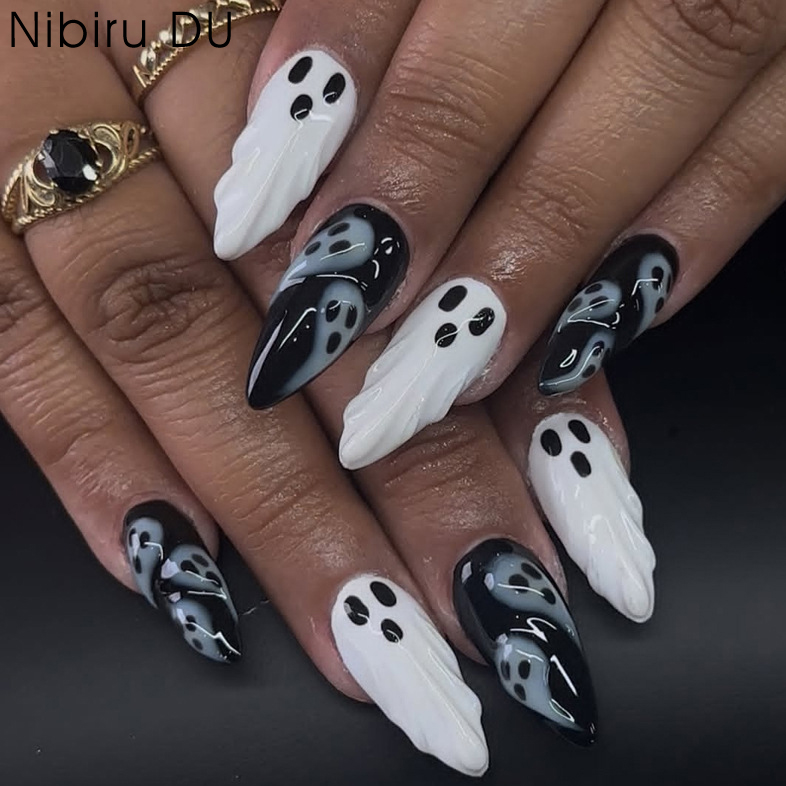 30pcs 2025 Halloween Almond Sh - Resin Art Case 评论和价格