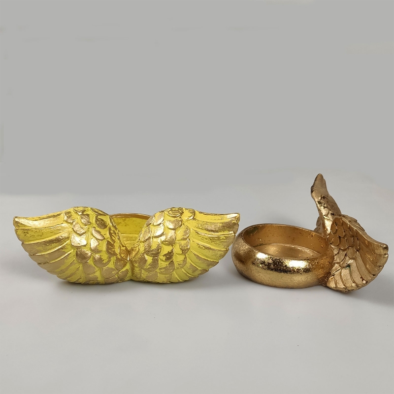 Angel Wings Holder Resin Statu - Resin Art Wedding Gift 评论和价格