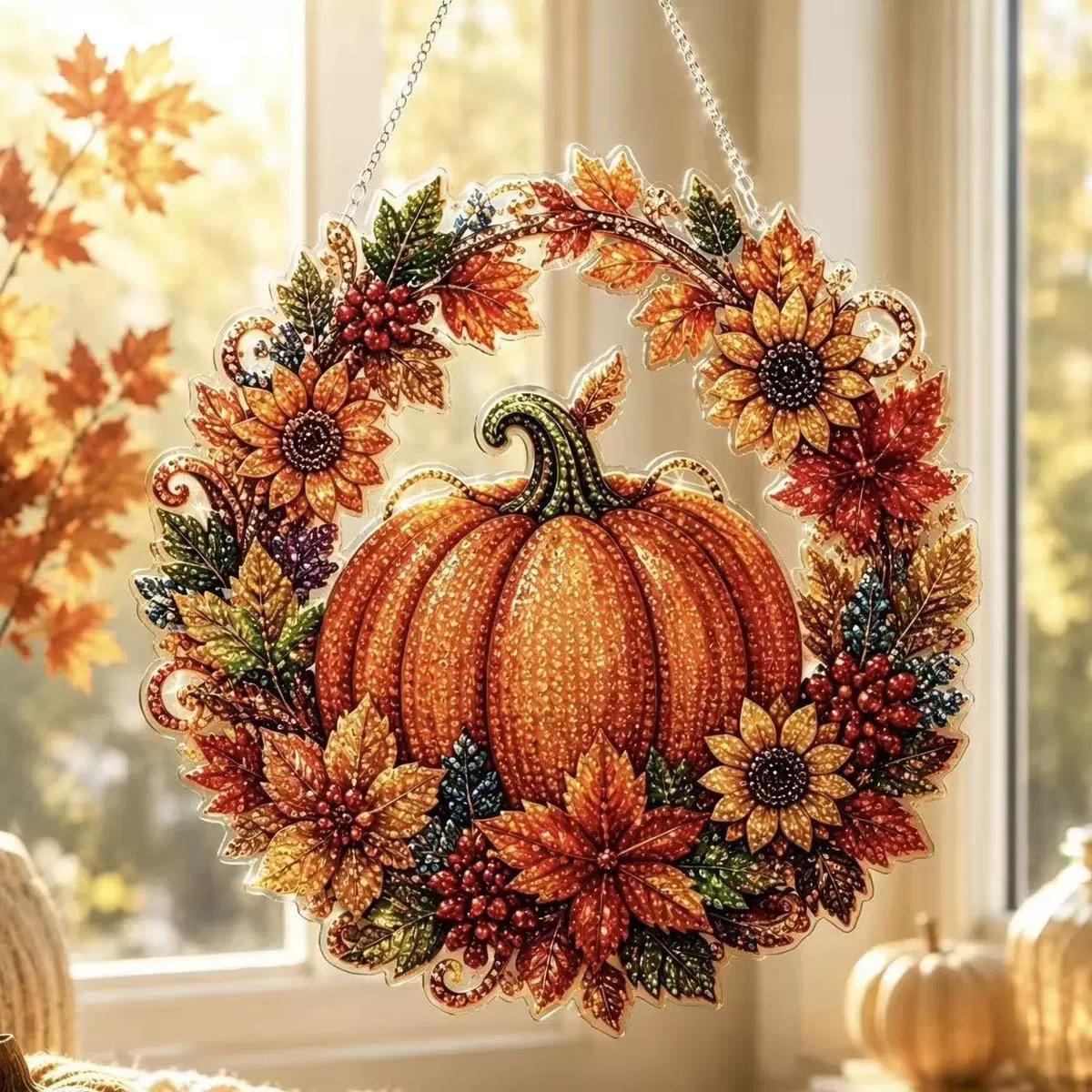 Halloween Pumpkins Diamond Art - Resin Art Work 评论和价格