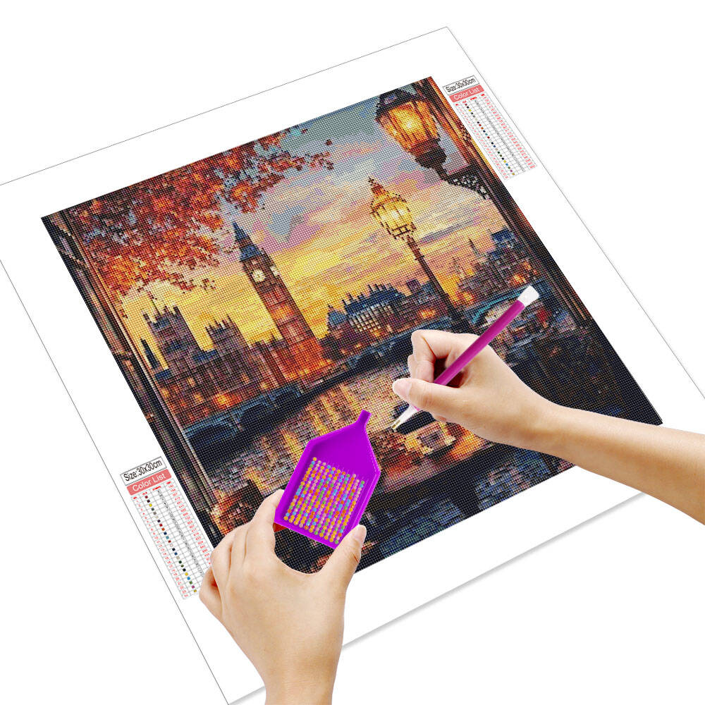 Huacan City Autumn Landscape D - Resin Art Wallpaper 评论和价格