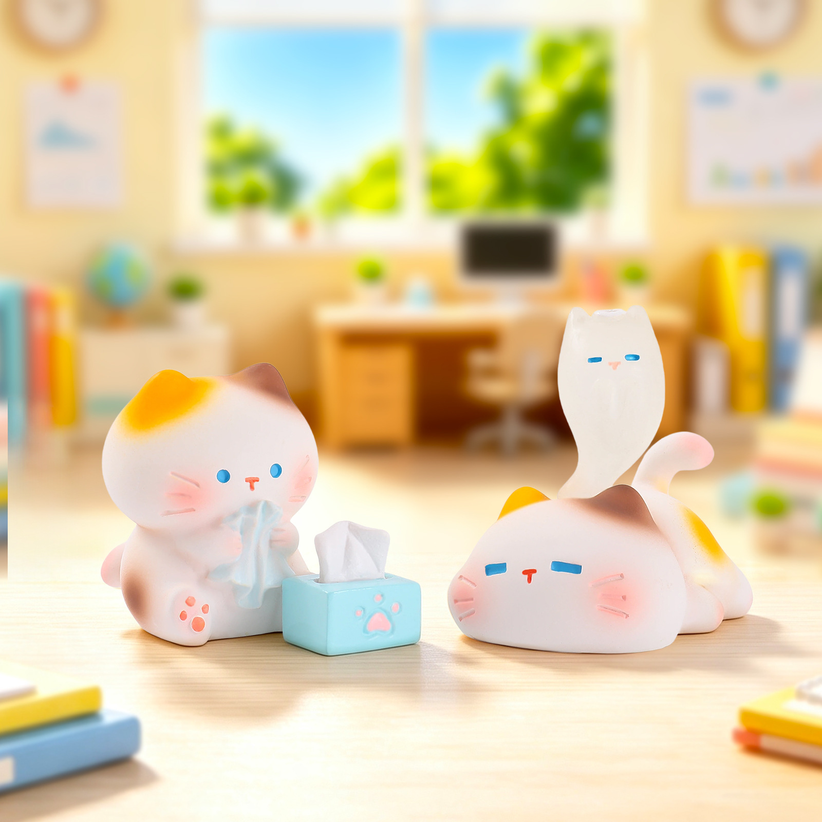 Working Kitten Resin Blind Box - Resin Art Case 评论和价格