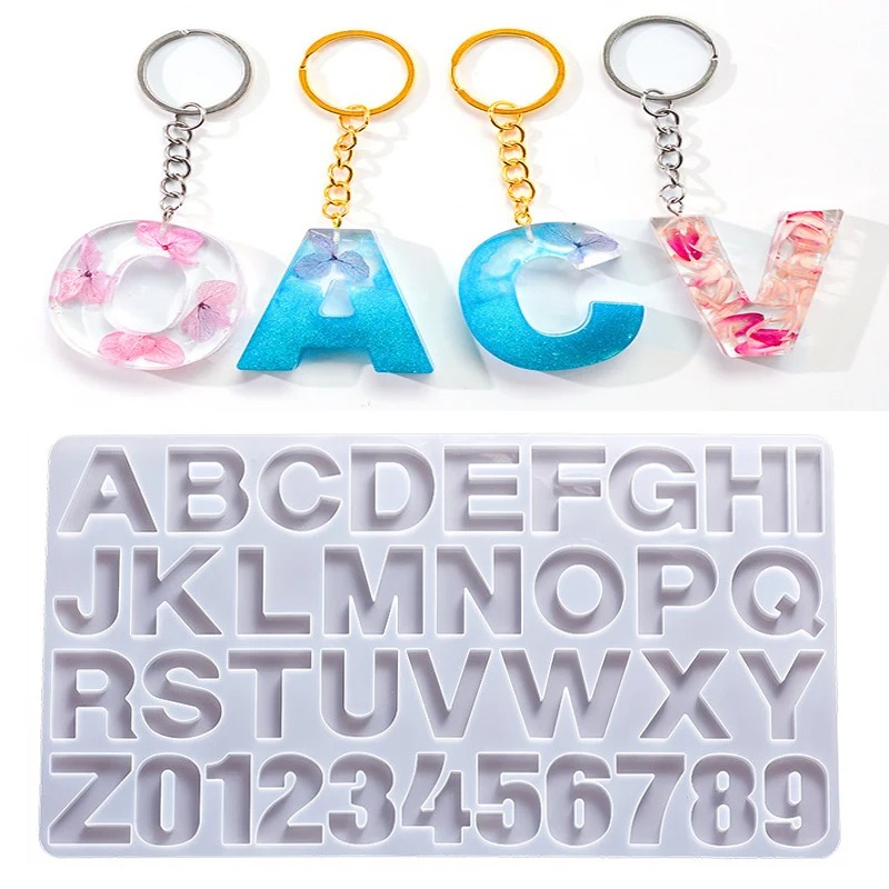 Alphabet Epoxy Resin Silicone  - Resin Art Alphabet 评论和价格