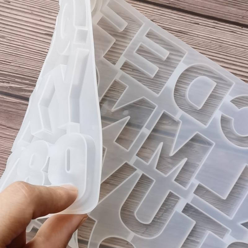 Home DIY Decor 1PC Crystal Epo - Resin Art Alphabet 评论和价格