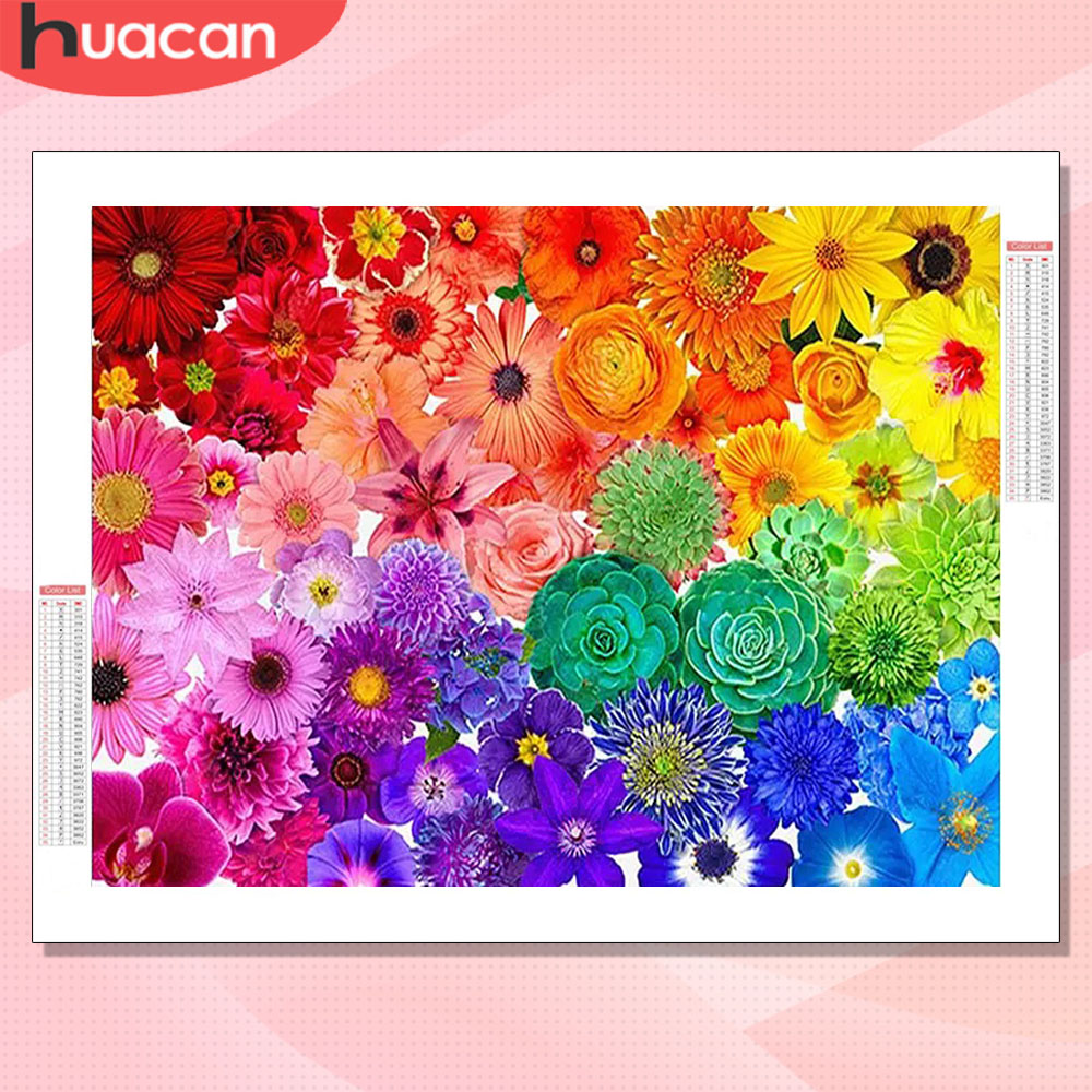 HUACAN Diamond Art Kits Flower - Resin Art Rose 评论和价格