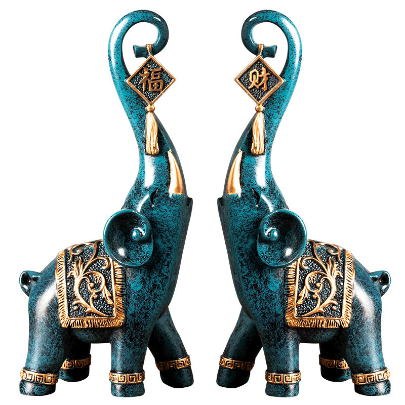 One Pair Chinese Style Lucky W - Resin Art Wedding Gift 评论和价格