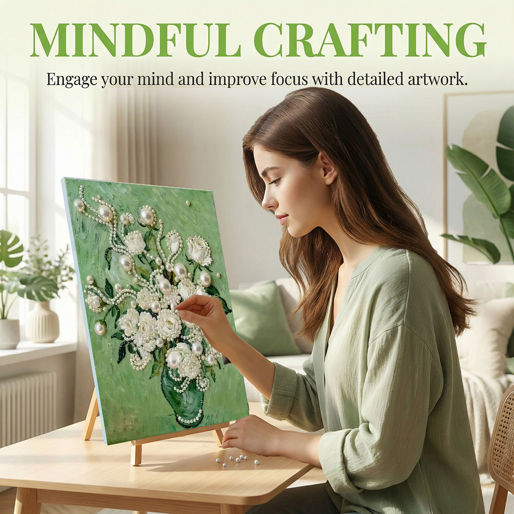 Huacan DIY Pearl Art Painting  - Resin Art Rose 评论和价格